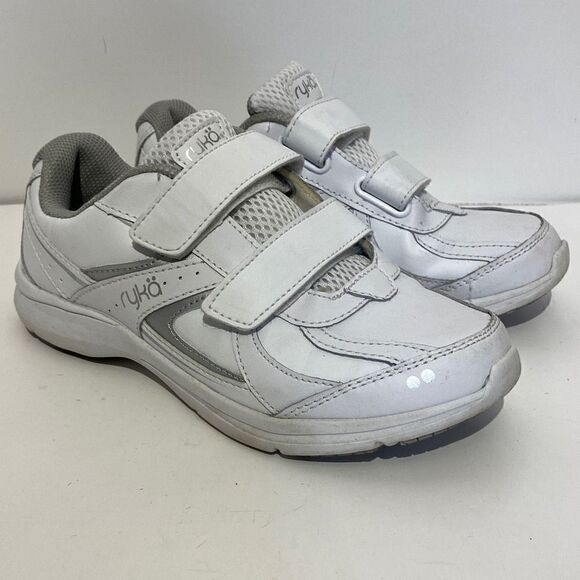 Ryka Sandria Women's Double Strap Sneakers In White Size 6 - Picture 11 of 16